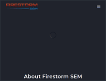 Tablet Screenshot of firestormsem.com